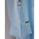 Ver imagem 5 de Cortina no Tecido Voil Azul Bebê com Forro Cetim Azul - 1,35l X 1,20a