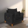Poltrona Logan Boucle Preto - Lucadi Home - 6