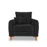 Poltrona Logan Boucle Preto - Lucadi Home - 3