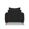 Poltrona Logan Boucle Preto - Lucadi Home - 4