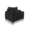 Poltrona Logan Boucle Preto - Lucadi Home - 1