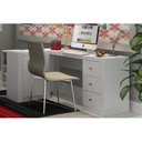 Ver imagem 6 de Mesa de Computador Solteiro ME4102 c/ 3 Gavetas Nogal - Tecno Mobili