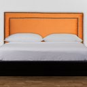 Ver imagem 2 de Cabeceira Cama Box Casal 140cm Viviane Veludo Quarto - Estopar Viviane Casal Veludo Veludo Terra Cot