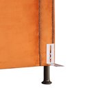 Ver imagem 4 de Cabeceira Cama Box Casal 140cm Viviane Veludo Quarto - Estopar Viviane Casal Veludo Veludo Terra Cot