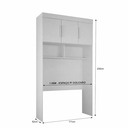 Ver imagem 1 de Módulo Aéreo Solteiro 3 Portas 100% MDF Áurea - Arbo Design