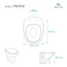 Assento Sanitário Laqueado Soft Close Venice Branco para Vaso Belize - 3