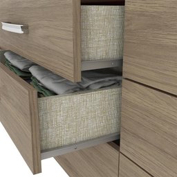 Guarda Roupa Casal Noruega 6 Portas Rústico - Móveis Henn - 5