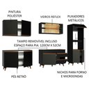 Ver imagem 5 de Armário de Cozinha Completa 310cm Preto Reims Madesa 01