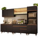 Ver imagem 3 de Armário de Cozinha Completa 310cm Preto Reims Madesa 01