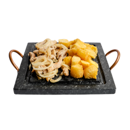 Kit Grelhas Para Carnes Servir Porção Pedra Sabão P e G - 2 Kit Grelhas Para Carnes Servir Porção Pedra Sabão P e G - 2