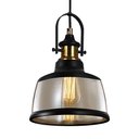 Ver imagem 3 de Lustre Pendente Blumenau Vintage Soho Âmbar/Preto E27 Bivolt