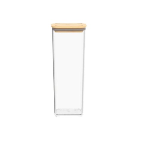 Pote Hermético Modo Bambu 1,5 Litros Cristal Coza