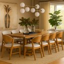 Ver mais imagens de Cadeira Madeira Maciça Design Italiano Sofisticada Siena