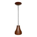 Ver imagem 2 de Lustre Luminária Pendente Utron Alumínio Bell Vexo 12cm - Marrom