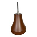 Ver imagem 5 de Lustre Luminária Pendente Utron Alumínio Bell Vexo 12cm - Marrom