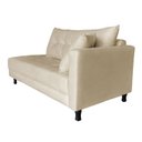 Ver imagem 3 de Recamier Charmy 1,40m Suede Bege - Dominic Decor