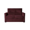 Ver imagem 1 de Sofá 2 Lugares Pequeno Alice e Porta Controle Herreiro Cores Cor:marsala
