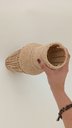 Ver imagem 4 de Vaso Fibra Decorativo Enfeite Casa 71x15x15cm Natural
