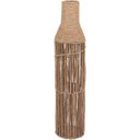 Ver imagem 1 de Vaso Fibra Decorativo Enfeite Casa 71x15x15cm Natural