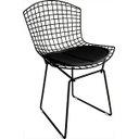 Ver imagem 1 de Cadeira Bertoia Tradicional com Assento - Linha Color - Dourada Sólida Metálica