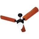 Ver imagem 1 de Ventilador Pera New 110\/127V Tron Preto\/Mogno