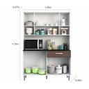 Ver imagem 5 de Kit Cozinha 8 Portas 1 Gaveta Gabi Poliman Móveis