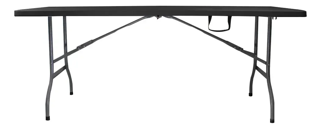 Ver imagem 3 de Mesa Dobrável Robust Maleta com Alça Portátil Preta 1,80m Ntk