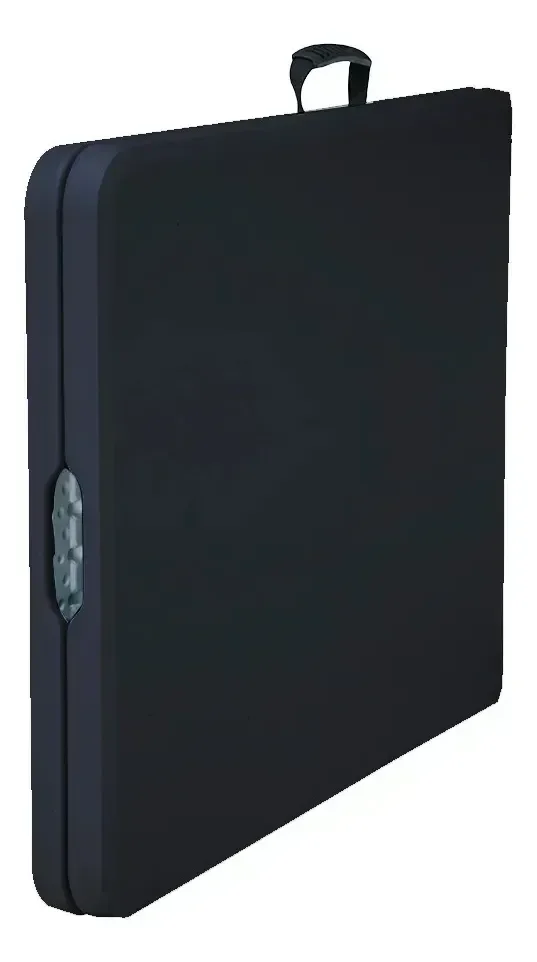 Ver imagem 2 de Mesa Dobrável Robust Maleta com Alça Portátil Preta 1,80m Ntk