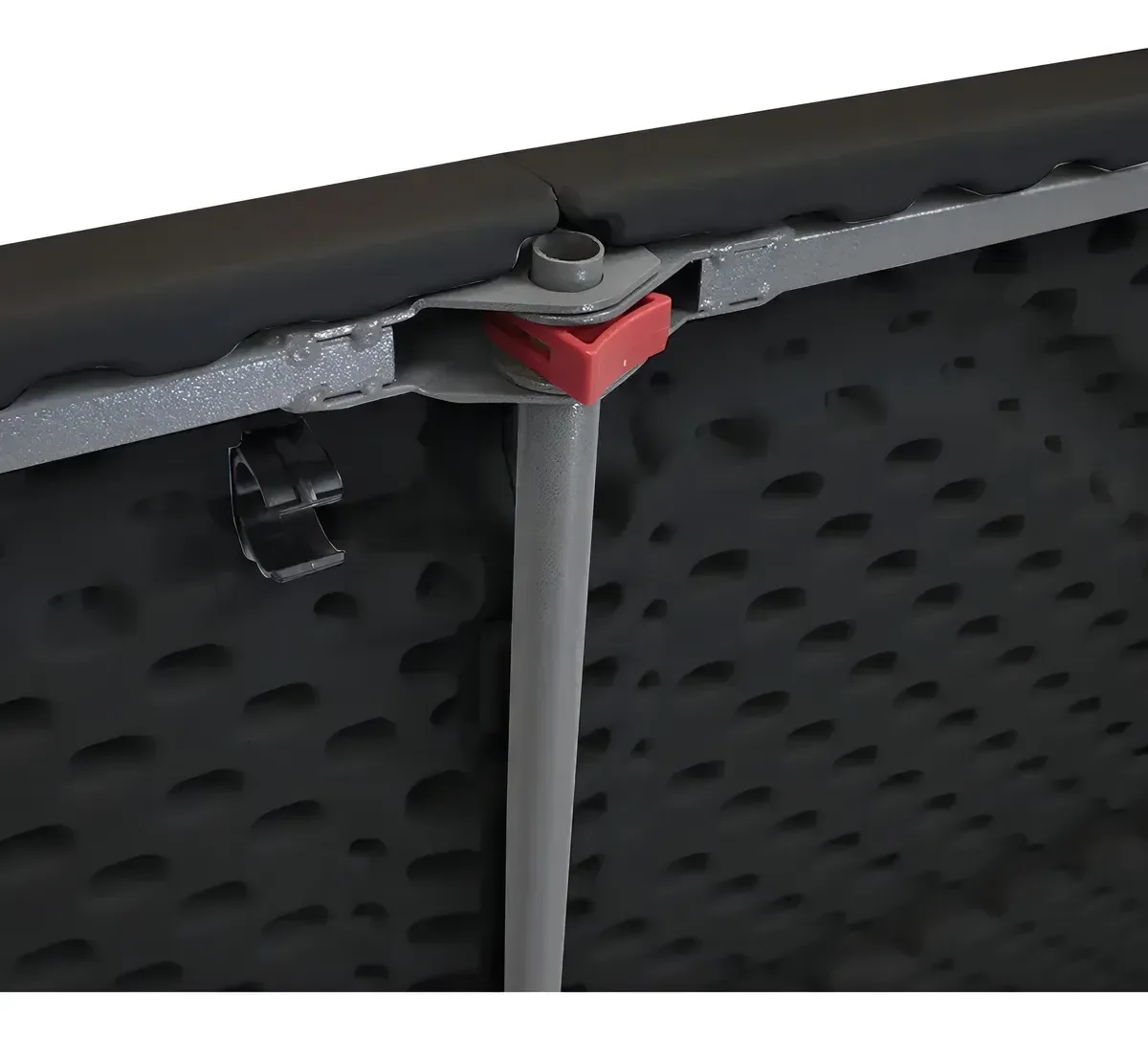 Ver imagem 4 de Mesa Dobrável Robust Maleta com Alça Portátil Preta 1,80m Ntk