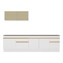 Ver imagem 7 de Cozinha Compacta com Rodapé Veneza Multimóveis MP2112 com Armário e Balcão Branca