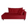 Recamier Charmy 1,40m Suede Vinho - Malessa Decor - 1