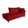 Recamier Charmy 1,40m Suede Vinho - Malessa Decor - 2