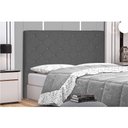 Ver imagem 3 de Cabeceira King 1,95m Tânia Suede Cinza