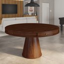 Ver imagem 6 de Mesa de Jogos Carteado 6 Lugares Bellagio com Gavetas e Tampo Reversível Base Cone com Tecido Imbuia