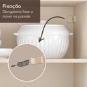 Ver imagem 7 de Cristaleira Armário Aéreo com 2 Portas de Vidro 70cm Milano Multimóveis MP2332 Vanilla/Incolor
