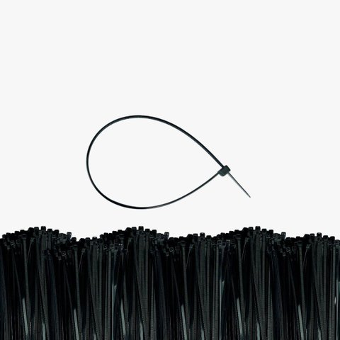 Kit 300 Abraçadeira Nylon Preta Stein + Ipi 280 X 4,8mm