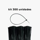 Ver imagem 2 de Kit 300 Abraçadeira Nylon Preta Stein + Ipi 280 X 4,8mm