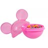 Kit Lancheira Minnie Disney Copo Shakeira 320ml e Potes Rosto Minnie Rosa - Plasútil - 4