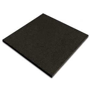 Piso de Borracha Impact Play 16mm - Kit 40 Placas 50x50cm (10m²) - Preto