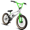 Ver imagem 2 de Bicicleta Aro 20 Bmx Pro-x Série 1 Freio V-brake Pneu Balão Pro X Branco+verde