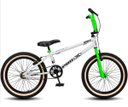 Ver imagem 1 de Bicicleta Aro 20 Bmx Pro-x Série 1 Freio V-brake Pneu Balão Pro X Branco+verde