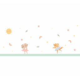 Adesivo de Parede Infantil Duas Bailarinas - Ballet - 3