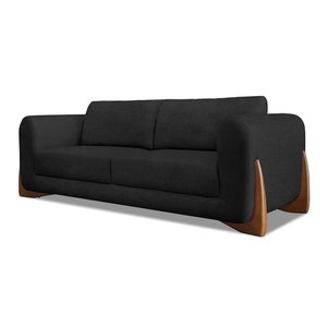 Sofá Jobim 3 Lugares 2,50 Linho Boucle - Lucadi Home