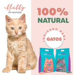 Granulado Higiênico para Gatos 2,1kg Tofu Pêssego - Wicat - 5