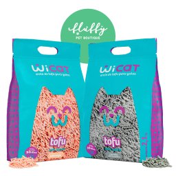 Granulado Higiênico para Gatos 2,1kg Tofu Pêssego - Wicat - 4