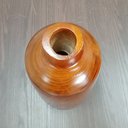Ver imagem 4 de Vaso Decorativo de Madeira Natural 41x22,5x22,5cm Enfeite Sala Mesa Estante