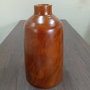 Ver imagem 5 de Vaso Decorativo de Madeira Natural 41x22,5x22,5cm Enfeite Sala Mesa Estante