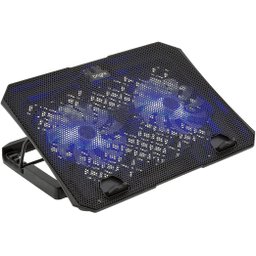 Suporte Gamer para Notebook, LED, 15.6, 2x FANS, HUB USB, Preto - BC001 - 1