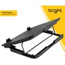 Ver imagem 2 de Suporte Gamer para Notebook, LED, 15.6, 2x FANS, HUB USB, Preto - BC001