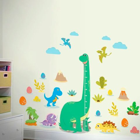 Saldão - Régua de Crescimento Infantil Dinossauros Tacolado.